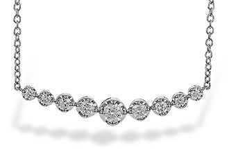 B283-86089: NECKLACE .50 TW (18")