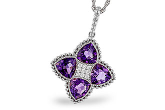 B283-86917: NECKLACE 2.22 AMETHYST 2.28 TGW