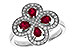 B283-87871: LDS RG .68 TW RUBY .96 TGW