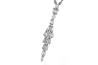 B283-87880: NECKLACE .33 BAG .35 TW