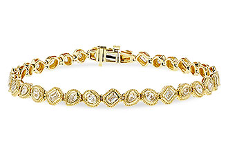 B283-89708: BRACELET 2.15 TW FANCY CUT DIAMONDS