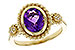 B283-90580: LDS RG 1.38 AMETHYST 1.40 TGW (9x7MM AMY)