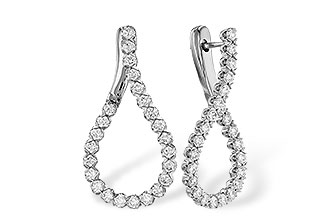 B284-73326: EARRINGS 1.50 TW