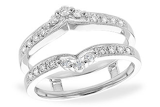 B284-76035: K102-01480 GUARD RG IN PLATINUM .28 TW