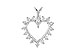 C015-66998: HEART PENDANT .45 TW