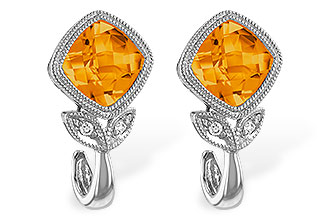 C192-98780: EARR 1.58 CITRINE 1.60 TGW