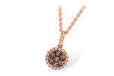 C195-71489: NECK .29 BROWN DIA .51 TW