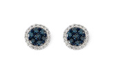 C196-59662: EARR .45 BLUE DIA .70 TW