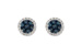 C196-59662: EARR .45 BLUE DIA .70 TW