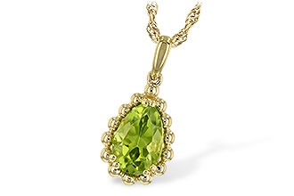 C198-40626: NECKLACE 1.30 CT PERIDOT