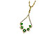 C199-27853: NECK .34 GREEN GARNET .53 TGW