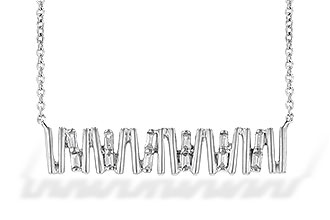 C199-32389: NECK .15 TW BAGUETTE DIAS
