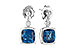 C282-00562: EARR 1.78 LONDON BLUE TOPAZ 1.82 TGW