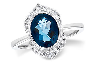 C282-07880: LDS RG 1.86 LONDON BLUE TOPAZ 2.00 TGW