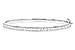 C282-92444: BANGLE 1.02 TW BAGUETTE DIAMONDS