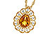 C282-94262: NECK .62 CITRINE .75 TGW