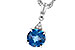 C282-96035: NECK 1.60 LONDON BLUE TOPAZ 1.61 TGW (7MM RD)