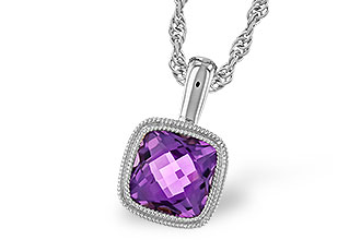 C282-97826: NECKLACE .82 AMETHYST