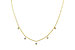 C282-98780: NECKLACE .19 TW (18")