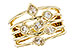 C282-98817: LDS DIA RG .50 TW FANCY CUT DIAMONDS