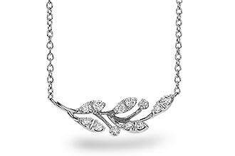 C283-85098: NECKLACE .32 TW (18")