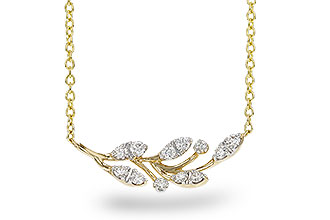 C283-85098: NECKLACE .32 TW (18")