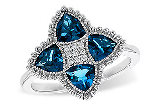 C283-86917: LDS RG 1.62 LONDON BLUE TOPAZ 1.66 TGW