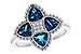 C283-86917: LDS RG 1.62 LONDON BLUE TOPAZ 1.66 TGW