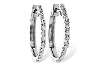 C283-86980: EARRINGS .11 TW