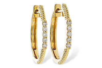 C283-86980: EARRINGS .11 TW