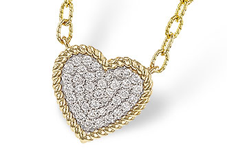 C283-87835: NECKLACE .32 TW (18")