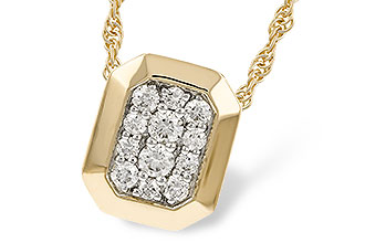 C283-88744: NECKLACE .25 TW