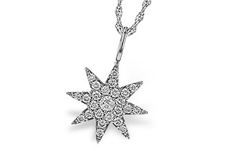 C283-88771: NECKLACE .48 TW