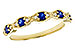 C283-90571: LDS WED RG .29 TW SAPP .35 TGW