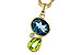 C283-90589: NECKLACE 2.43 SEMI-PREC (PER,LBT) 2.45 TGW