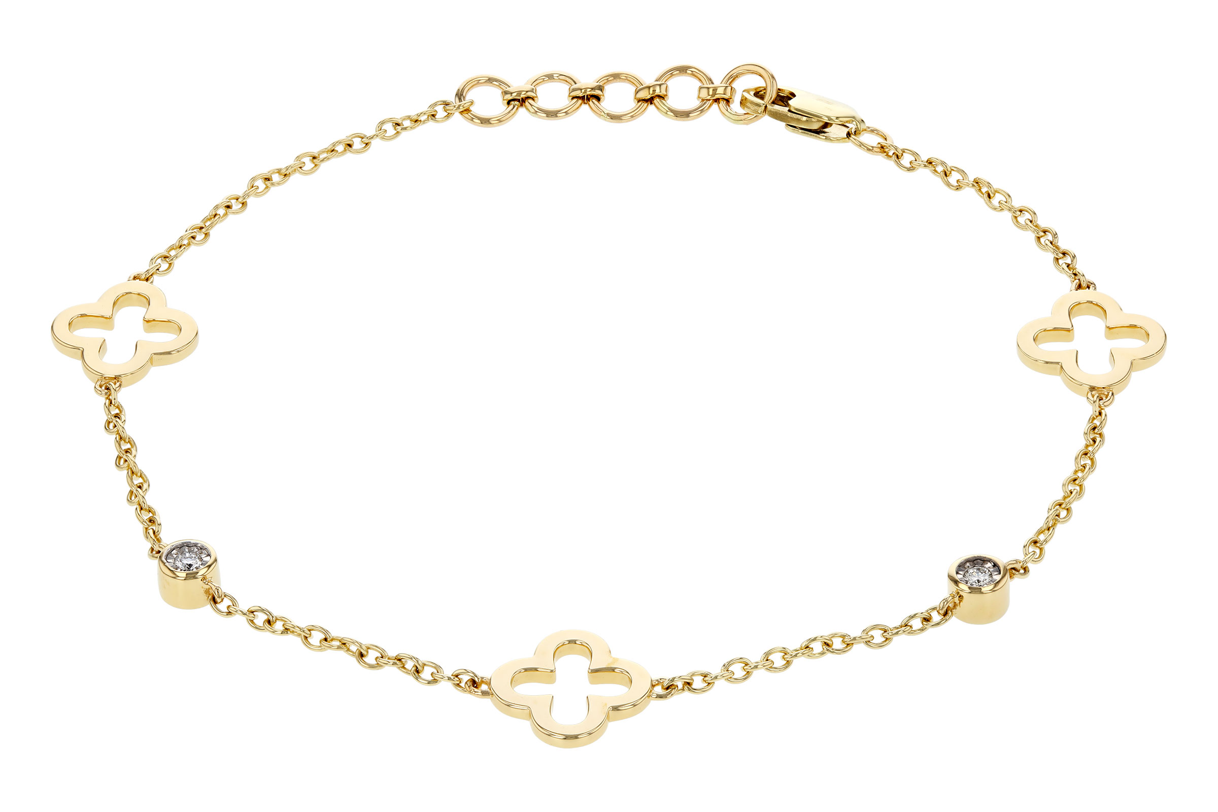 C284-74235: BRACELET .06 TW (7.25")