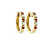 D010-21480: EARRINGS .17 RUBY .26 TGW