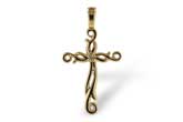 D015-67862: CROSS PENDANT .01 BR