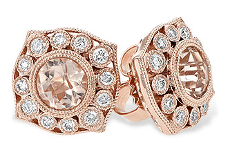 D197-49662: EARR .75 MORGANITE .98 TGW