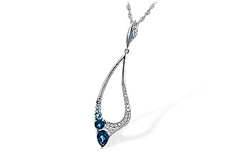 D198-43289: NECK .83 BLUE TOPAZ 1.00 TGW