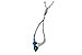 D198-43289: NECK .83 BLUE TOPAZ 1.00 TGW