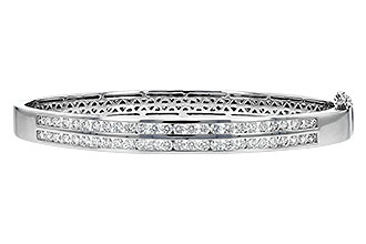 D198-45153: BANGLE BRACELET 2.00 TW (2 ROW)