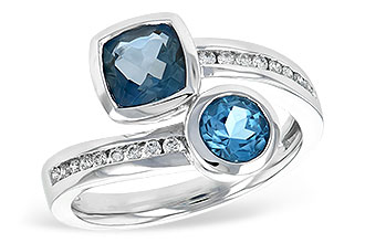 D198-45171: LDS RG 1.55 TW BLUE TOPAZ 1.70 TGW