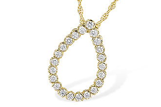 D199-33326: NECKLACE .50 TW