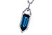 D282-02371: NECK 2.95 LONDON BLUE TOPAZ 3.12 TGW