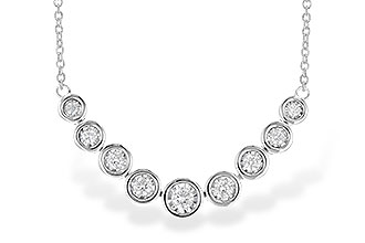 D282-03335: NECKLACE .75 TW