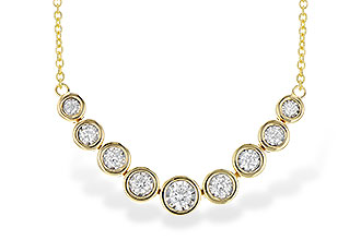 D282-03335: NECKLACE .75 TW