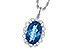 D282-08780: NECK 3.60 LONDON BLUE TOPAZ 3.77 TGW (12x8MM LBT)