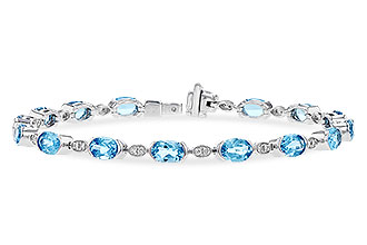 D282-91462: BRACELET 7.80 SWISS BLUE TOPAZ 7.96 TGW