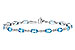 D282-91462: BRACELET 7.80 SWISS BLUE TOPAZ 7.96 TGW